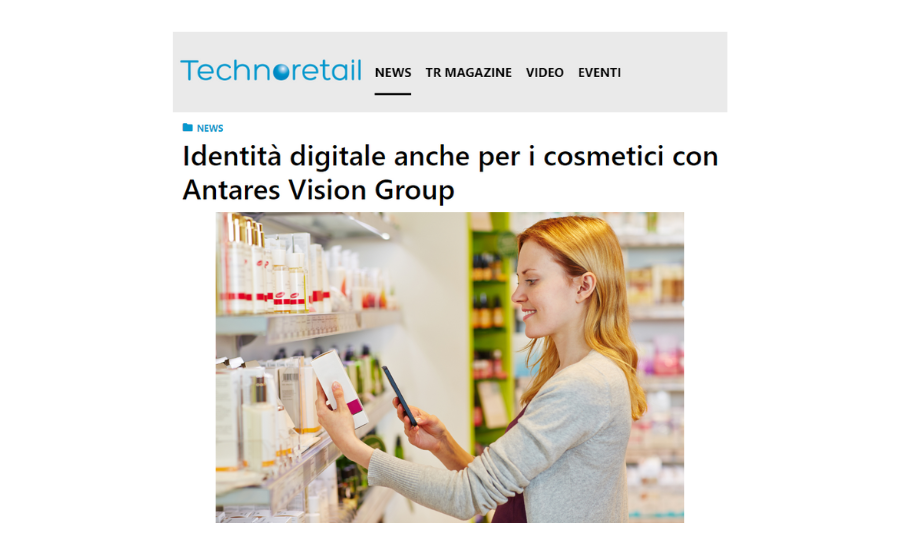 Identità digitale anche per i cosmetici con Antares Vision Group